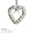 Wedding Charm Me Heart Floral Design Ivory