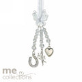 Wedding Charm Me Miniature Silver & Diamante