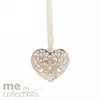 Wedding Charm Me Double Sided Heart Pendant Rosegold