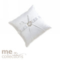 Wedding Ring Cushion Me With Diamante Heart White