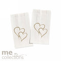 Wedding Cake Bags Me Twin Hearts Gold