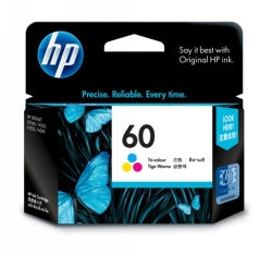 Inkjet Cart Hp 60 Tri Colour Cc643Wa