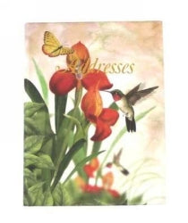 Address Book C/Land 190X130Mm Case Bound Hummingbird 2