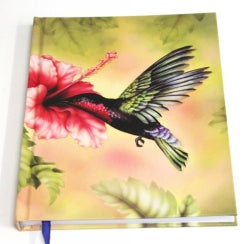 Note Book C/Land A5 Hummingbird Case Bound 200 Page