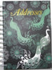 Address Book C/Land Spiral 190X130Mm Peacock Design