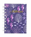 Address Book C/Land Spiral 130X100 Seahorse Design