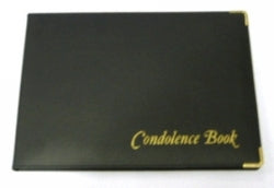 Condolence Book Cumberland  195X265Mm Black