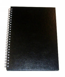 Note Book A5 Ruled H/C Spiral Cumberland Black