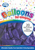 Balloons Alpen 30Cm Standard Purple Pk20