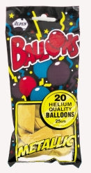 Balloons Alpen P20 Metallic Gold