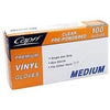 Gloves Powdered Capri Disposable Vinyl Medium Clear