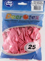 Balloons Decrotex 30Cm Round Pearl Light Pink Pk25