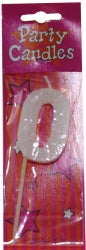 Candles Azrah Numerals No. 0 Asst. Colours