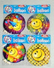 Balloons Alpen Auto Inflate Smile 18Cm 4 Designs