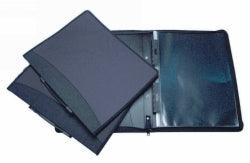 Display Book Colby A4 Refillable  W/Zip/Handle Black 20Pg