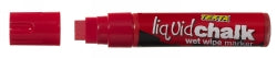 Marker Liquid Chalk Texta Wet Wipe Jumbo Red