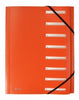 File Organiser Bantex On The Go A4 8 Pockets Orange