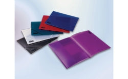 Document Wallet B/Tone A4 Superline Trans Purple