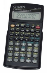 Calculator Citizen Scientific 10+2 Digit Sr-260