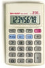 Calculator Sharp El231Lb 8 Dgt Batt Lg Display