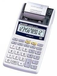 Calculator Sharp El1611P 12 Digit Port/Print Ac/Dc