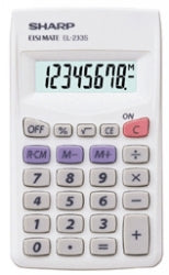 Calculator Sharp El233Sb 8 Dgt Batt