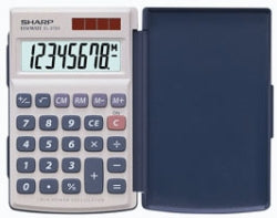 Calculator Sharp El376Sb 8 Dgt Solar Lg Display