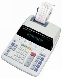 Calculator Sharp El1607P 12 Dgt Elec D/Top Lg Print