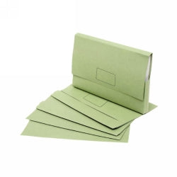 Document Wallet Marbig Enviro F/C Green