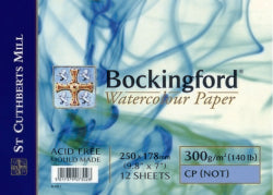 Watercolour Pad 190G Bockingford 180X250