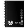 Note Book Spirax P570 PP A5 S/O 200Pg Black