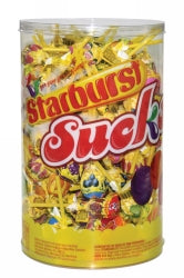 Conf Mars Starburst Sucks Lollipop 13Gm