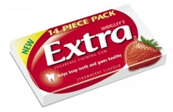 Conf Wrigleys Extra Strawberry 14Pce Env