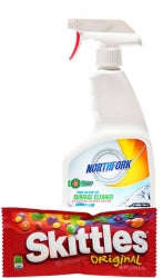 Spray On Wipe Northfork 750Ml Bundle Buy 1 Ct12 Bonus Ct12 45G  Skittles