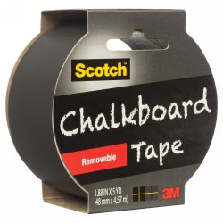 Tape Masking Scotch 48Mmx4.57M Chalkboard 1905R-Cb-Blk Black