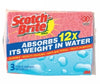 Sponge Scotchbrite Thick & Handy Pk3