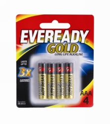 Battery Eveready Gold A92 Aaa Bp4