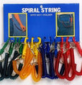 Keychain C/Land Spiral Plastic Asst Cols