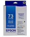 Inkjet Cart Epson T105194 73N Bk Twin Pack (2 X T105192)