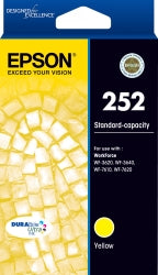 Inkjet Cart Epson T252492 252 Standard Cap Durabrite Ultra Yellow