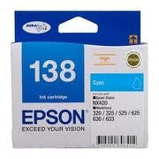 Inkjet Cart Epson T138 H/Y Cyan