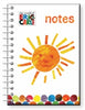 Note Book Eric Carle A5 Wiro Sunshine