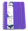 Visual Art Diary Quill Premium A5 120 Page With Pocket Violet