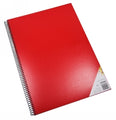 Visual Art Diary Quill A3 Spiral Red Cover 60Lf