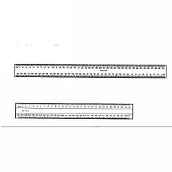 Ruler Plastic Marbig 30Cm