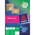 Label Enviro  Avery 64X33.8Mm  100% Recycled 24/Sheet Box 100 White