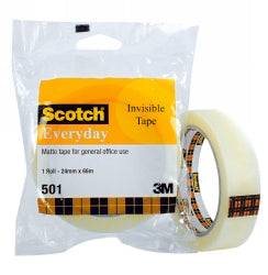 Tape Scotch Everyday Invisible 24X66M 501 H/Sell