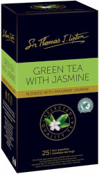 Lipton Tea Bags Sir Thomas Green Tea With Jasmine - Pk of 25