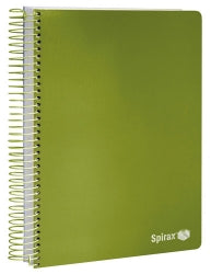 Note Book Spirax P304 Pp A4 Green 60Lf