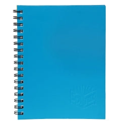 Note Book Spirax 511 A5 Ruled H/C Spiral Deep Blue